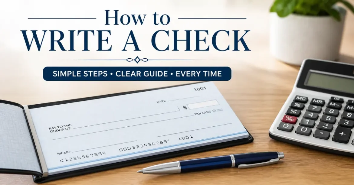 how to write a Check