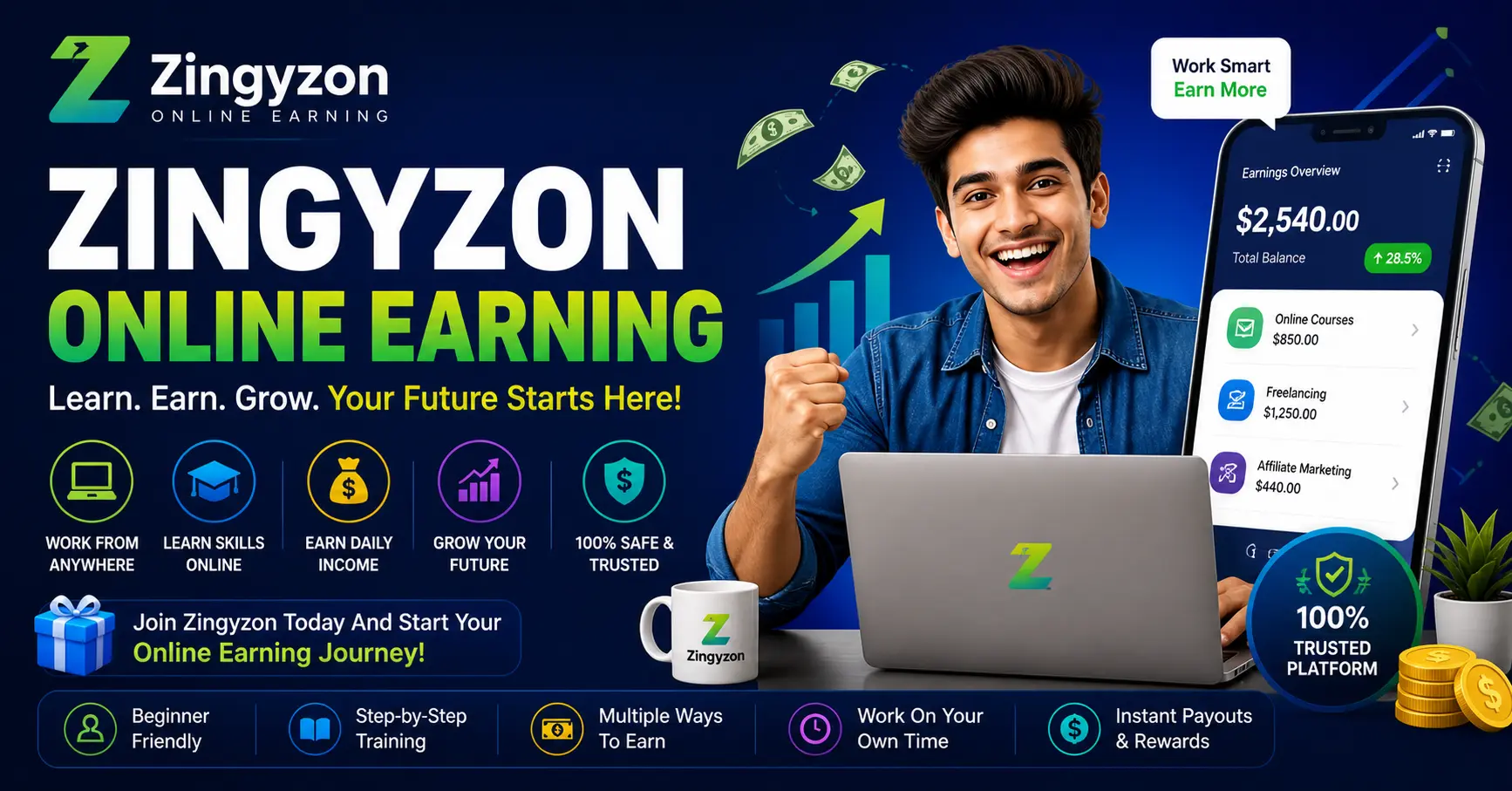 zingyzon online earning