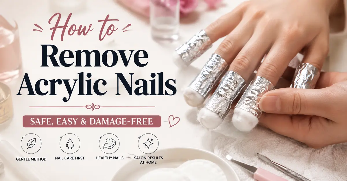 how to remove acrylic nails