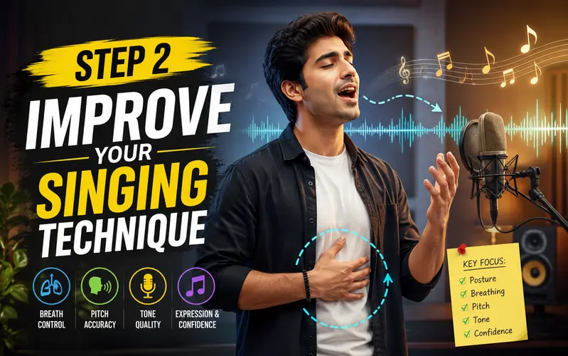 step 2 improve your singing technique