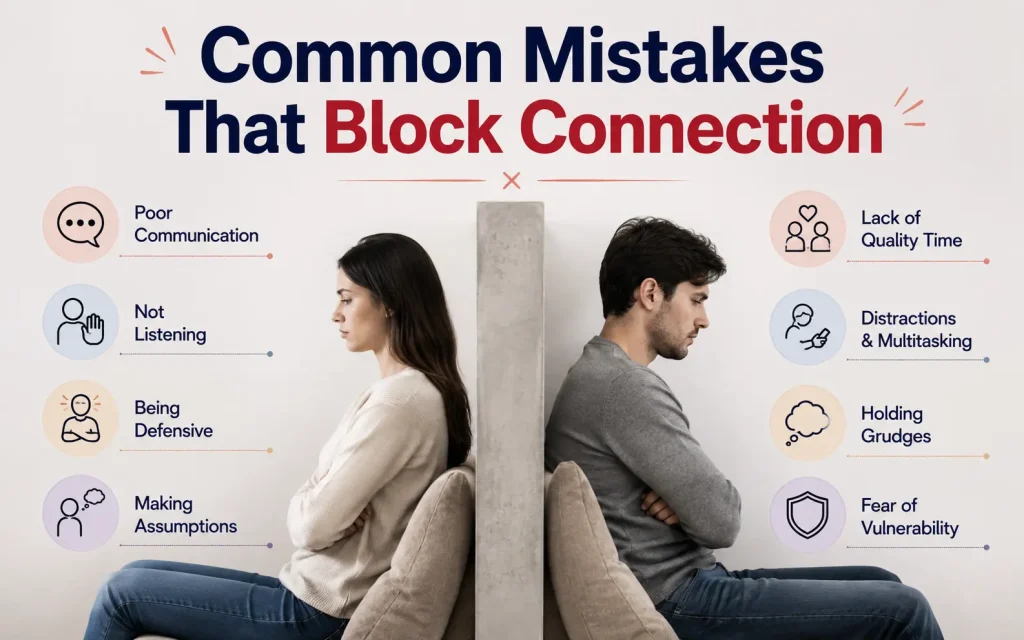 common mistakes that block connections