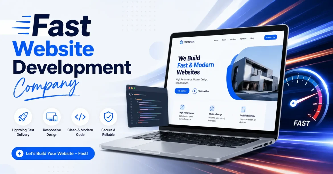 fast website development company