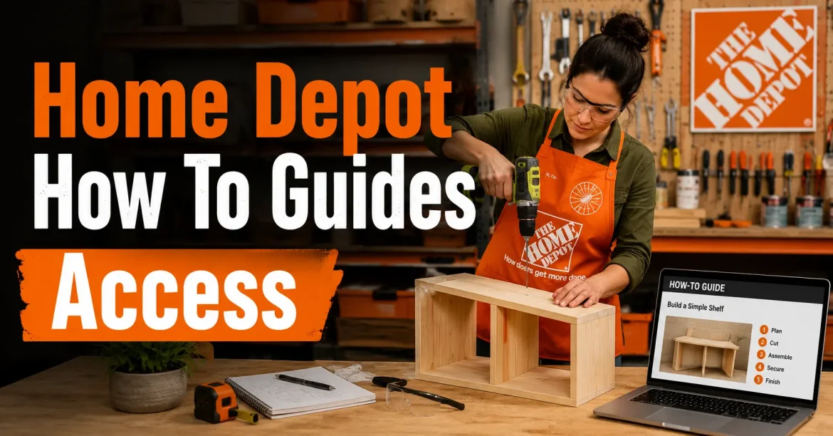 home depot how to guides access