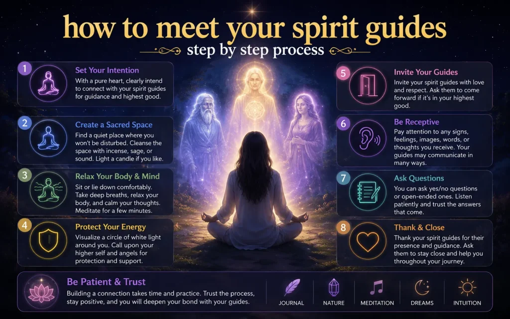 how to meet your spirit guides step by step process