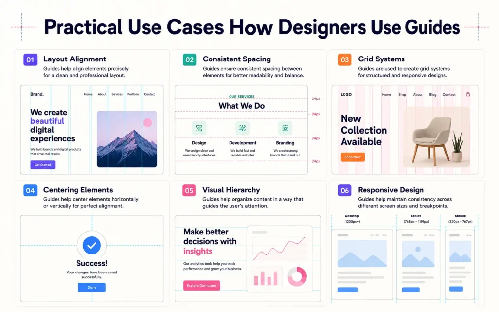 practical use cases how designers use guides