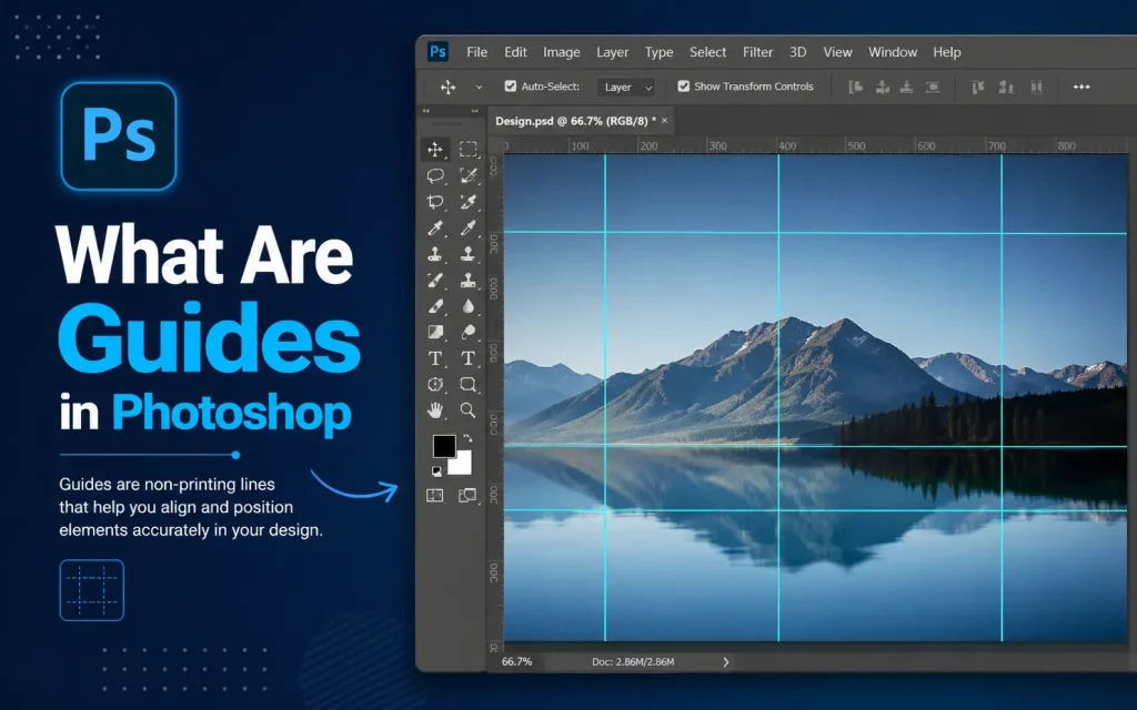 what are guides in photoshop