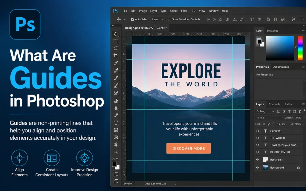 what are guides in photoshop 