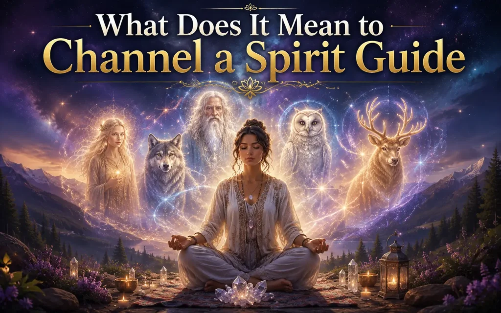 what does it mean to channel a spirit guide
