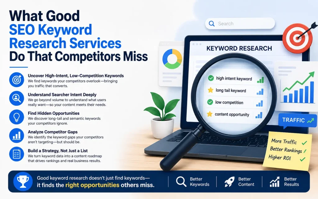what good seo keyword research services do that competitors miss