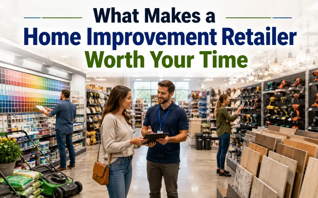 what makes a home improvement retailer worth your time