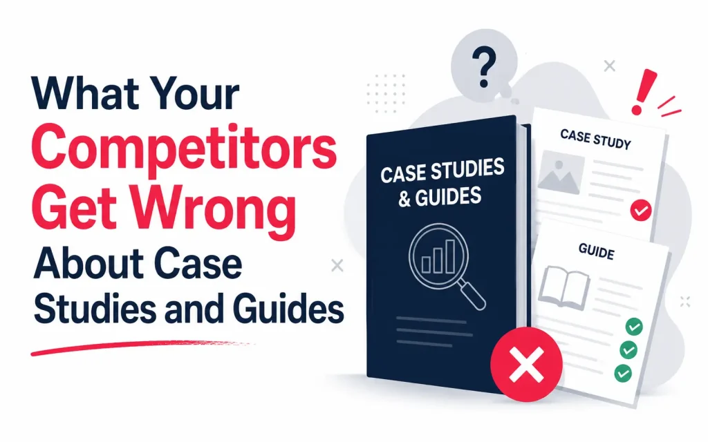 what your competitors get wrong about case studies and guides 