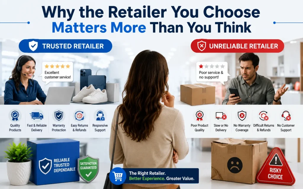 why the retailer you choose matters more than you think