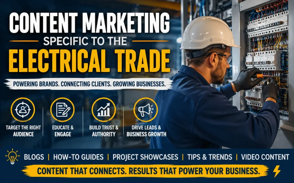 content marketing specific to the electrical trade