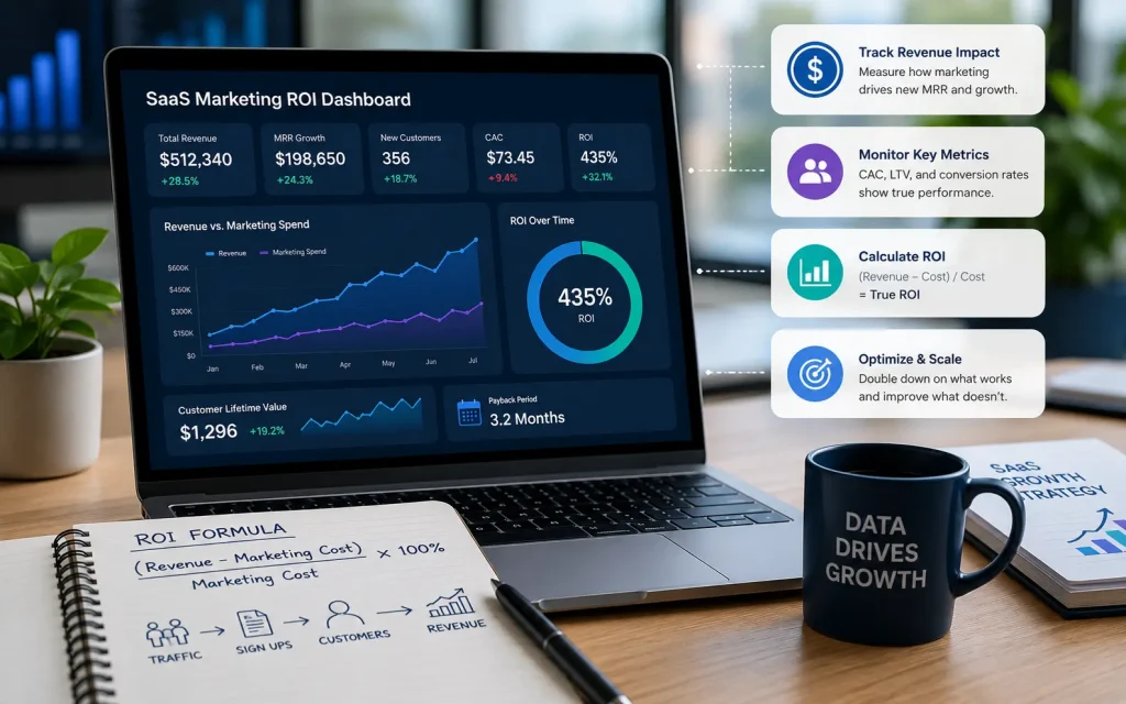 how to measure roi from your saas marketing agency