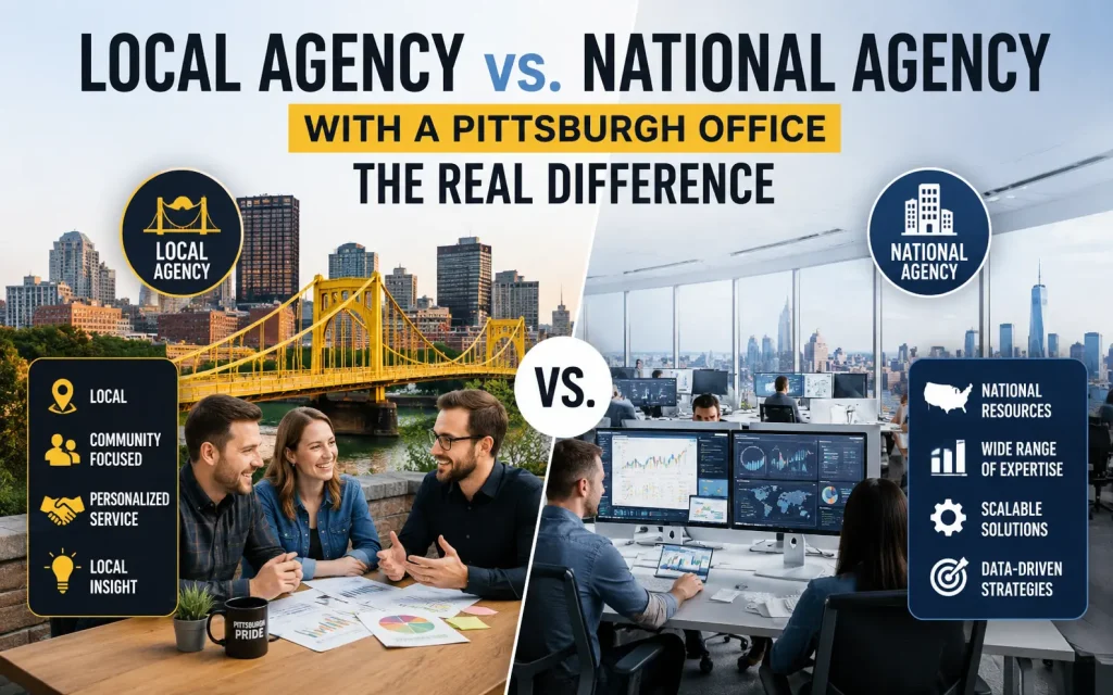 local agency vs national agency with a pittsburgh office the real difference