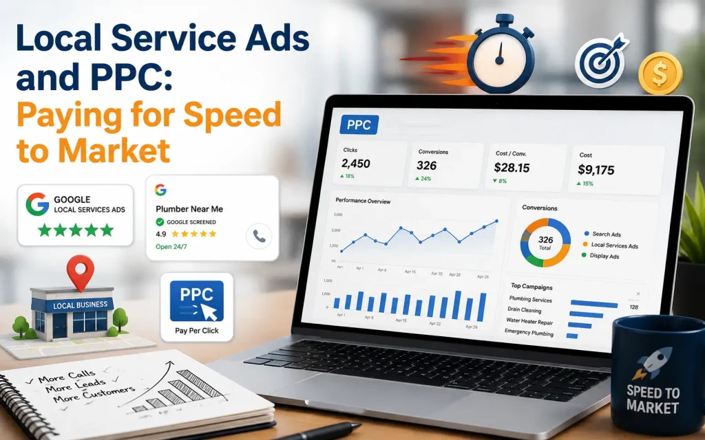 local service ads and ppc paying for speed to market