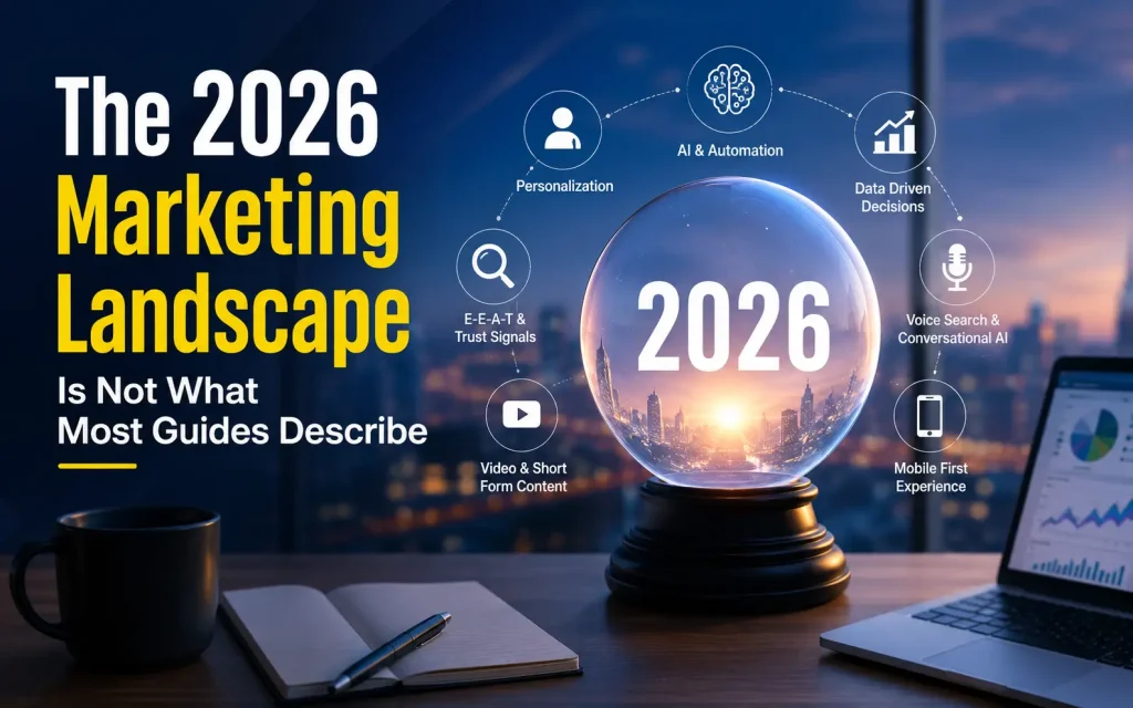 the 2026 marketing landscape is not what most guides describe