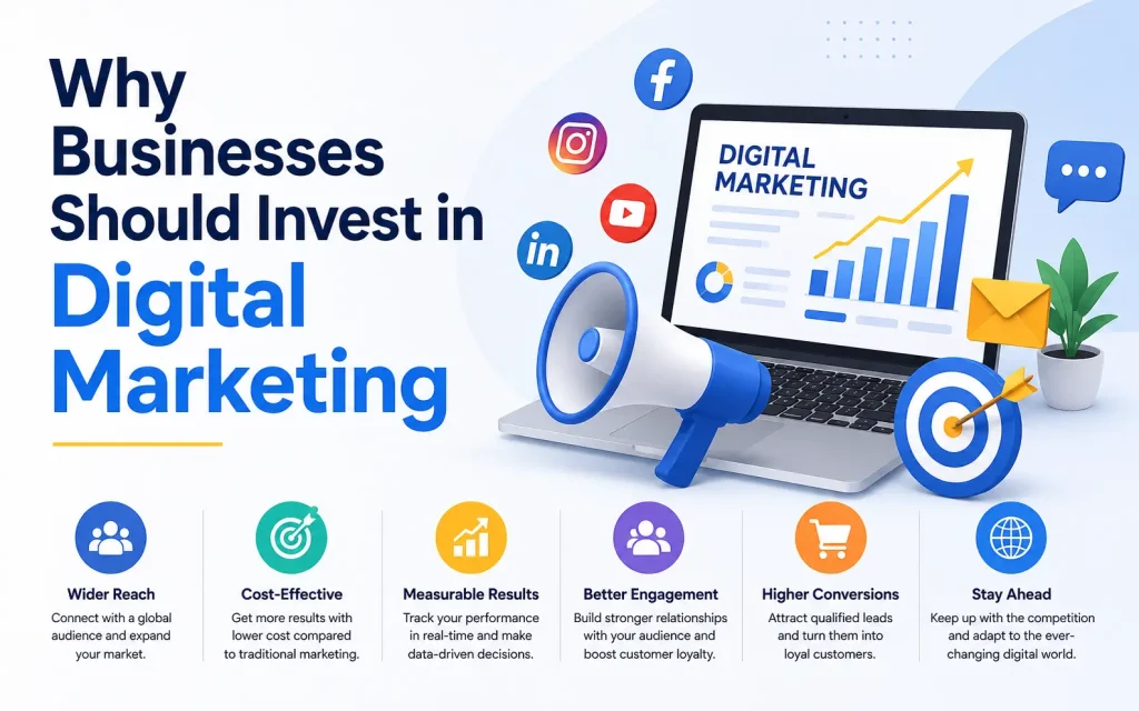 why businesses should invest in digital marketing
