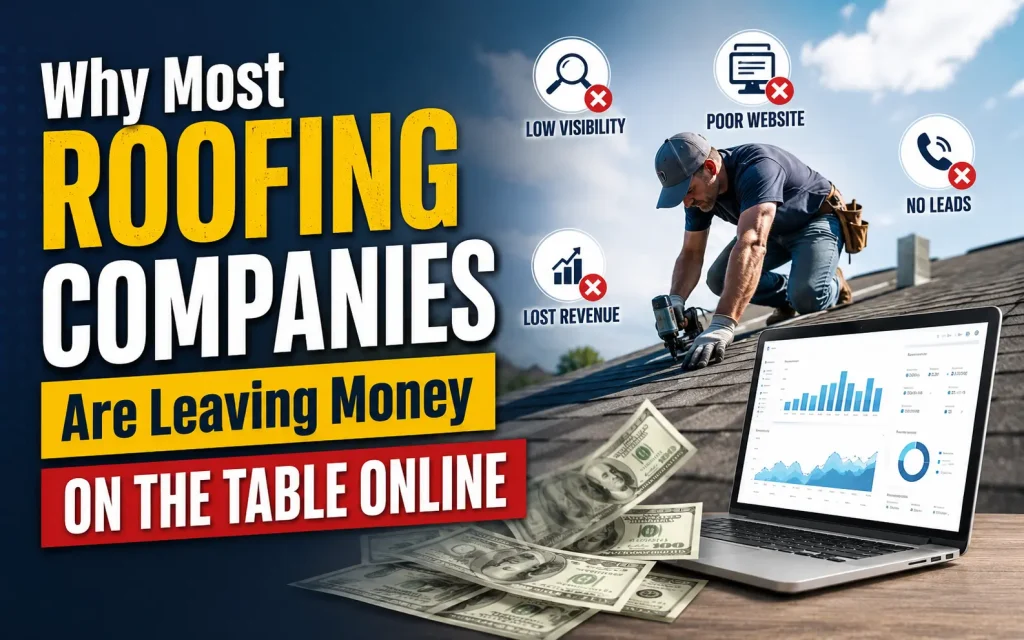 why most roofing companies are leaving money on the table online